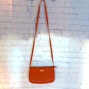 JOY Mangano 100% Brown Leather Hand Bag New